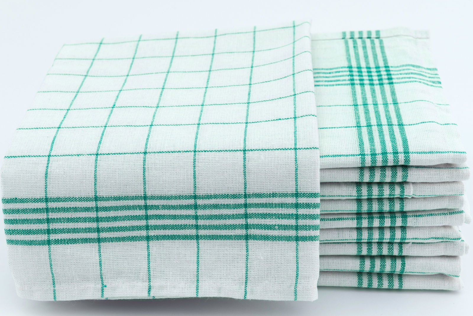 10 Geschirrtücher 50x70 cm grün Küchentücher Geschirrtuch Set 100