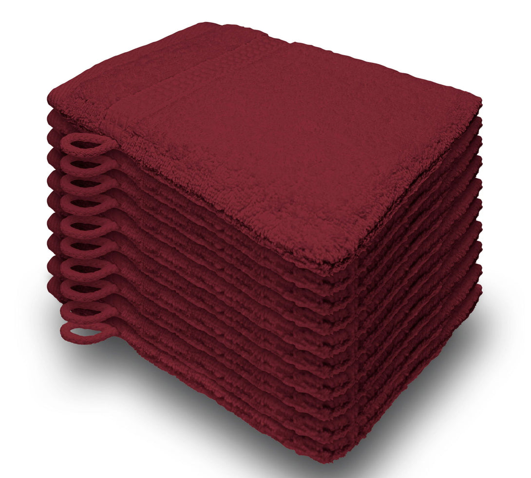 One Home 10er Set Waschhandschuhe Waschhandschuh Waschlappen 16x21 cm Frottee Baumwolle