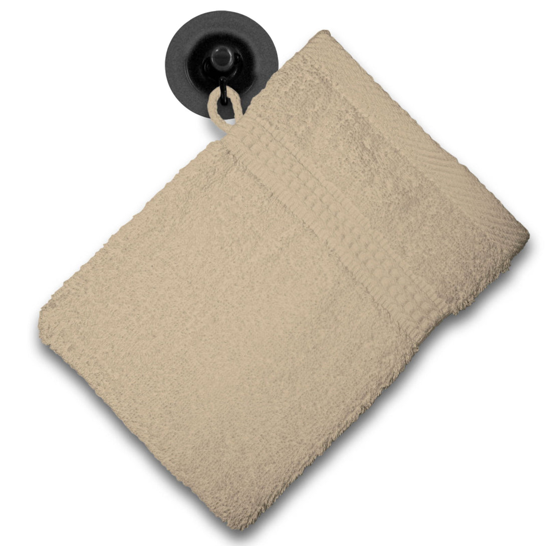 One Home 10er Set Waschhandschuhe Waschhandschuh Waschlappen 16x21 cm Frottee Baumwolle