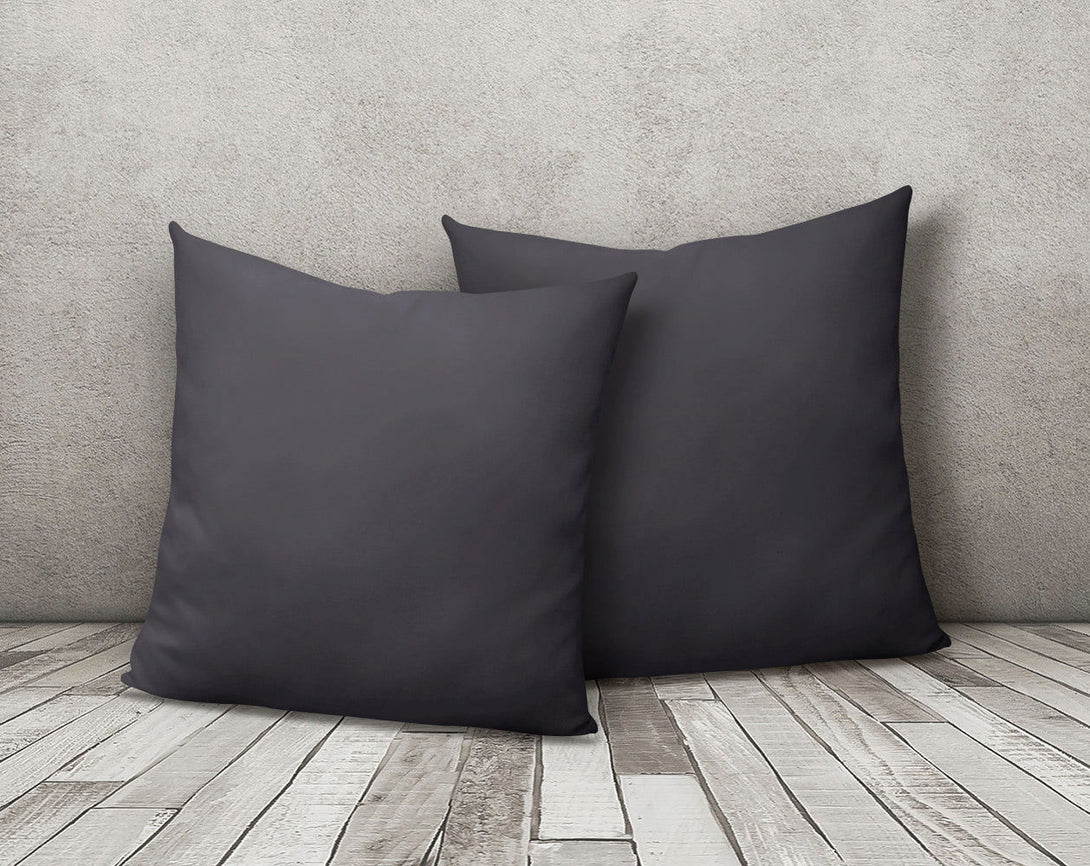 One Home 2er Set Jersey Kissenbezug Kissenhülle Dekokissen Kopfkissen Hülle Uni Baumwolle