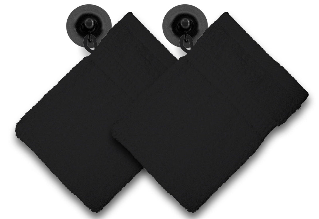 One Home 2er Set Waschhandschuhe Waschhandschuh Waschlappen 16x21 cm Frottee Baumwolle