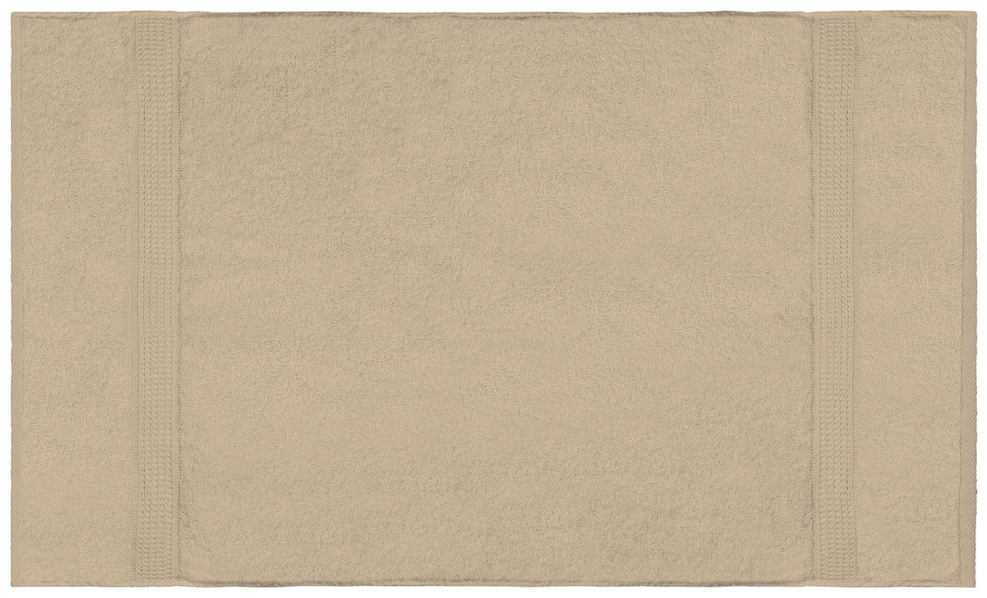 One Home Badetuch beige 100x150 cm Baumwolle schnelltrocknend Frottee Frottiertuch groß