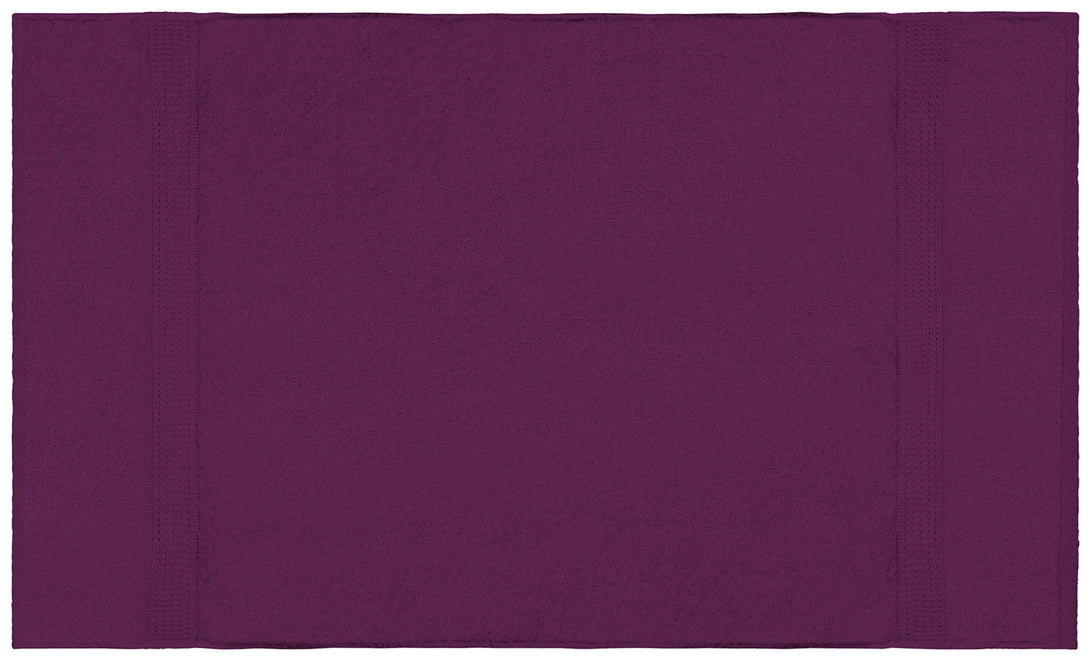 One Home Badetuch lila 100x150 cm Baumwolle schnelltrocknend Frottee Frottiertuch groß