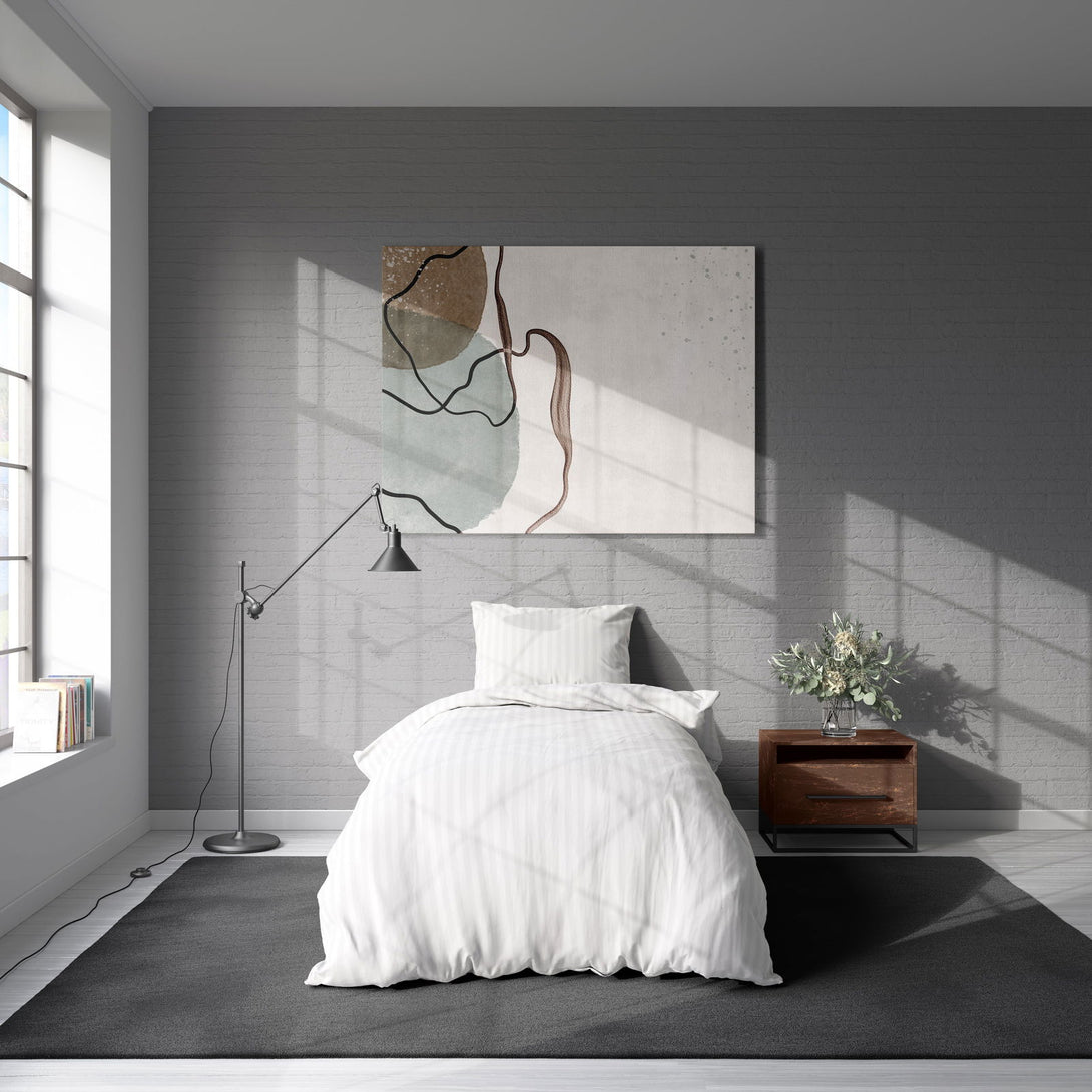 One Home Bettwäsche 155x220 cm Streifen gestreift weiß weich Damast Microfaser Übergröße