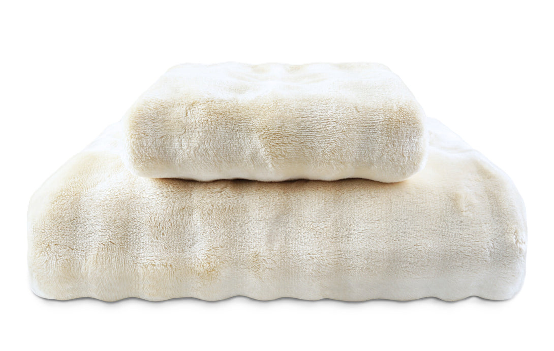 One Home Winter Bettwäsche Bubble Optik Uni Wende Teddy Plüsch Nicki Kuschelig Flauschig Warme Weiche Coral Fleece Flanell Cashmere Touch