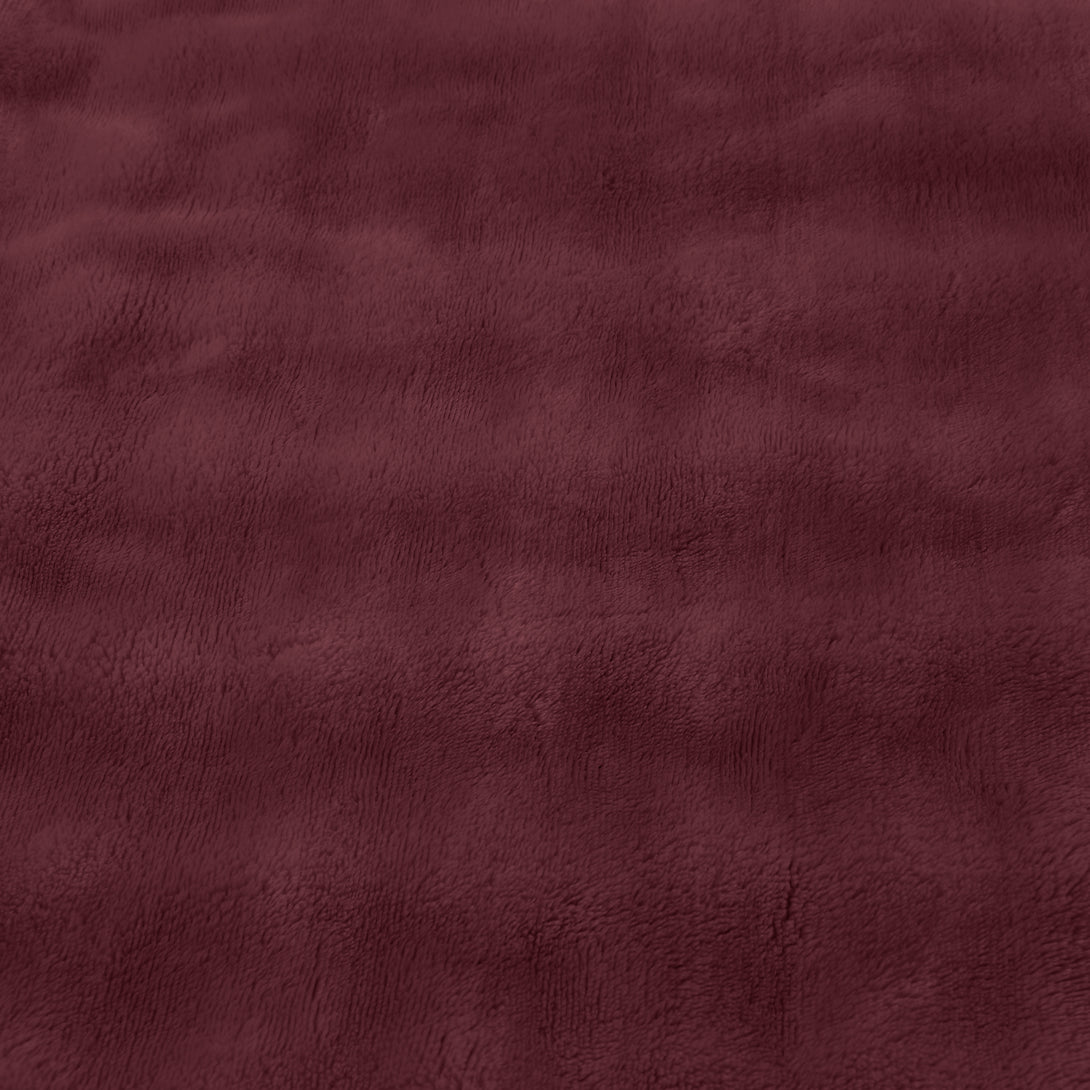 One Home Winter Bettwäsche Bubble Optik Uni Wende Teddy Plüsch Nicki Kuschelig Flauschig Warme Weiche Coral Fleece Flanell Cashmere Touch
