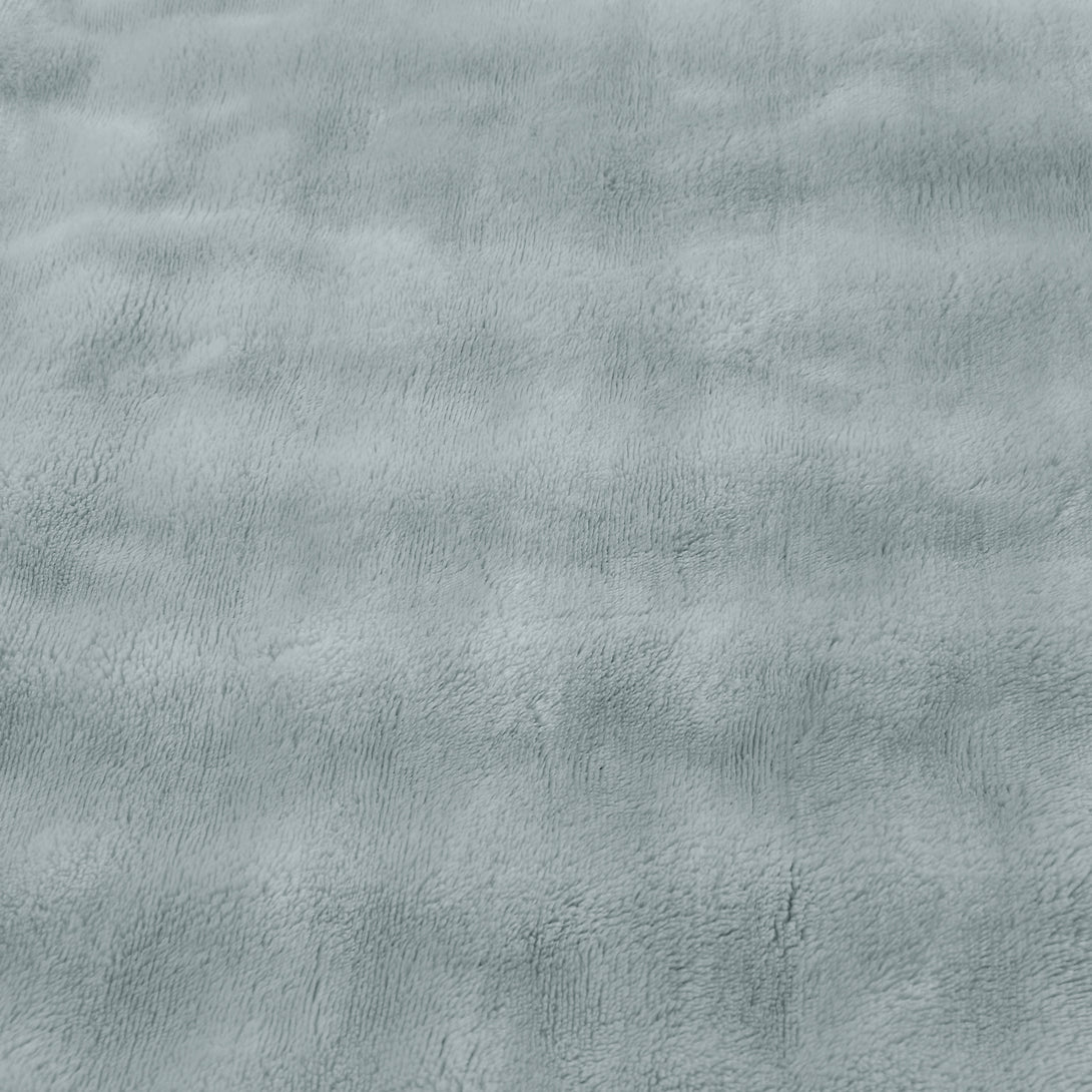 One Home Winter Bettwäsche Bubble Optik Uni Wende Teddy Plüsch Nicki Kuschelig Flauschig Warme Weiche Coral Fleece Flanell Cashmere Touch