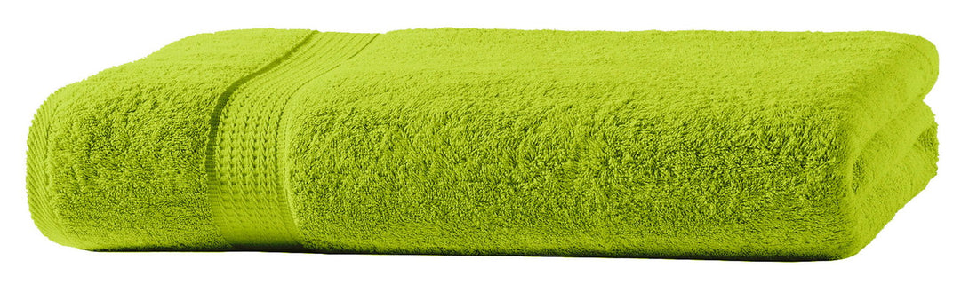 One Home Duschtuch grün apfel 70x140 cm Baumwolle schnelltrocknend Frottee Frottiertuch