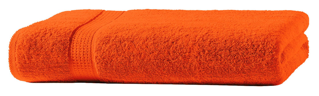 One Home Duschtuch orange terra 70x140 cm Baumwolle schnelltrocknend Frottee Frottiertuch