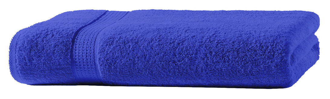 One Home Duschtuch royal blau 70x140 cm Baumwolle schnelltrocknend Frottee Frottiertuch