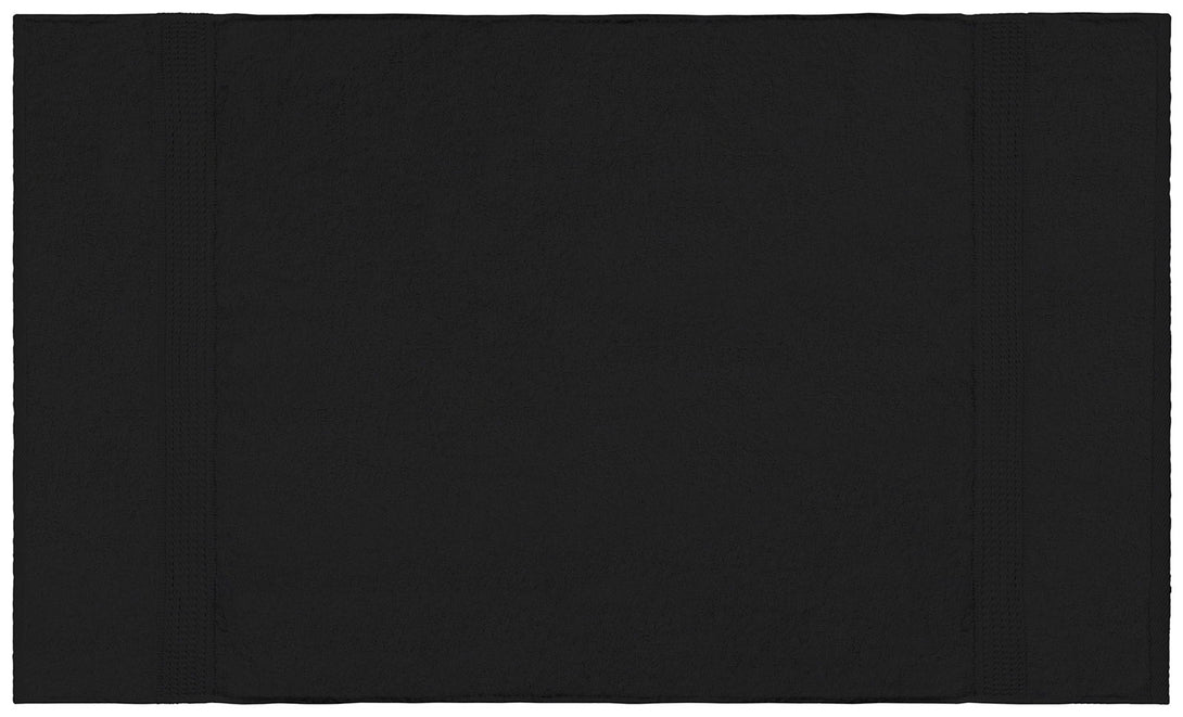 One Home Duschtuch schwarz 70x140 cm Baumwolle schnelltrocknend Frottee Frottiertuch