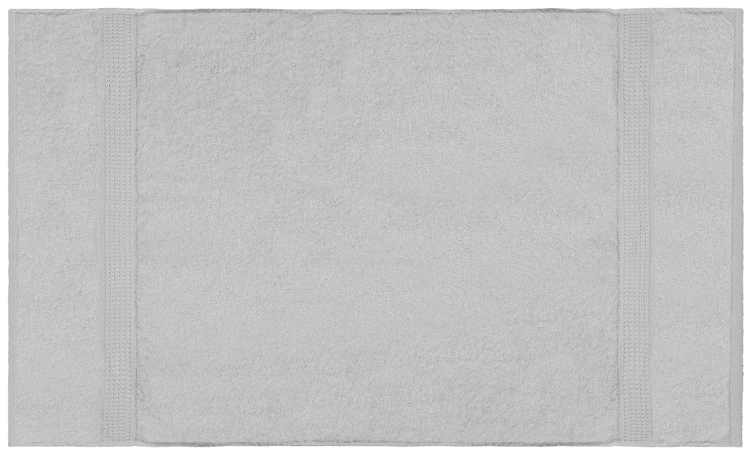 One Home Duschtuch silber 70x140 cm Baumwolle schnelltrocknend Frottee Frottiertuch