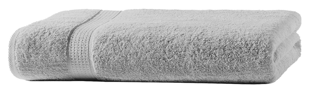 One Home Duschtuch silber 70x140 cm Baumwolle schnelltrocknend Frottee Frottiertuch