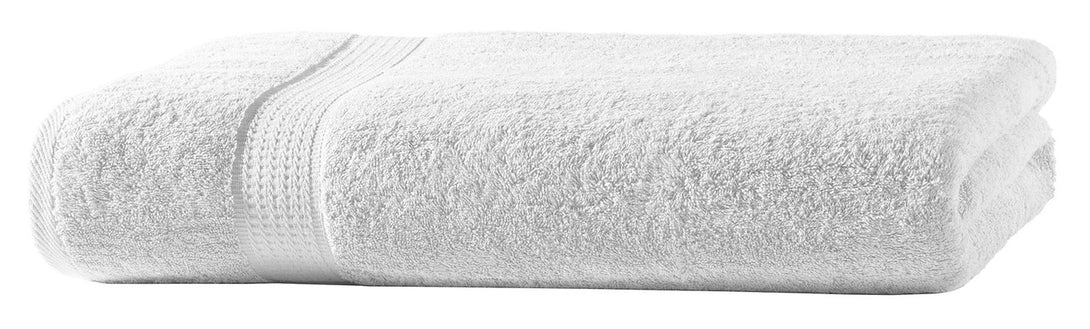One Home Duschtuch weiß 70x140 cm Baumwolle schnelltrocknend Frottee Frottiertuch