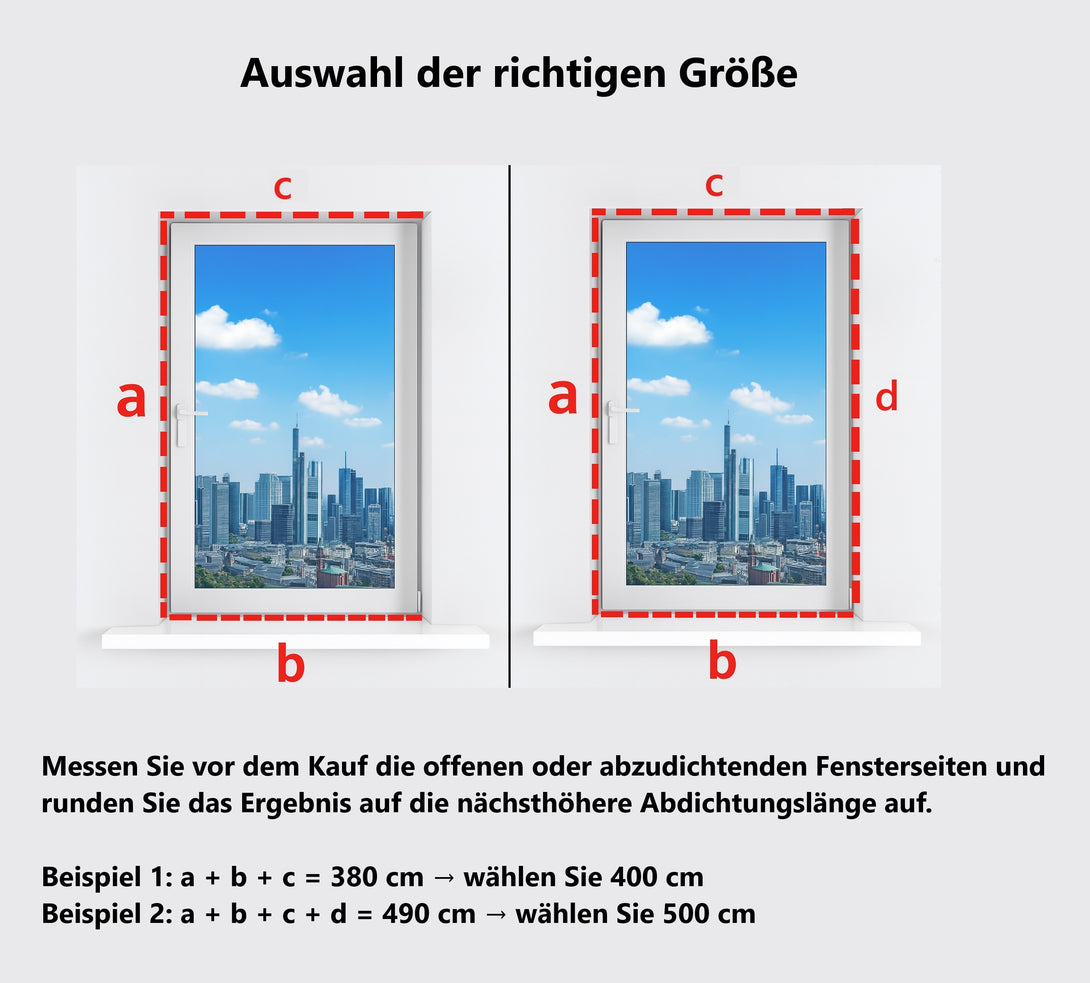 One Home Fensterabdichtung für Mobile Klimageräte Klimaanlage Hitzeschutz bei Dachfenster, Flügelfenster
