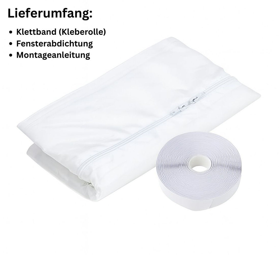 One Home Fensterabdichtung für Mobile Klimageräte Klimaanlage Hitzeschutz bei Dachfenster, Flügelfenster