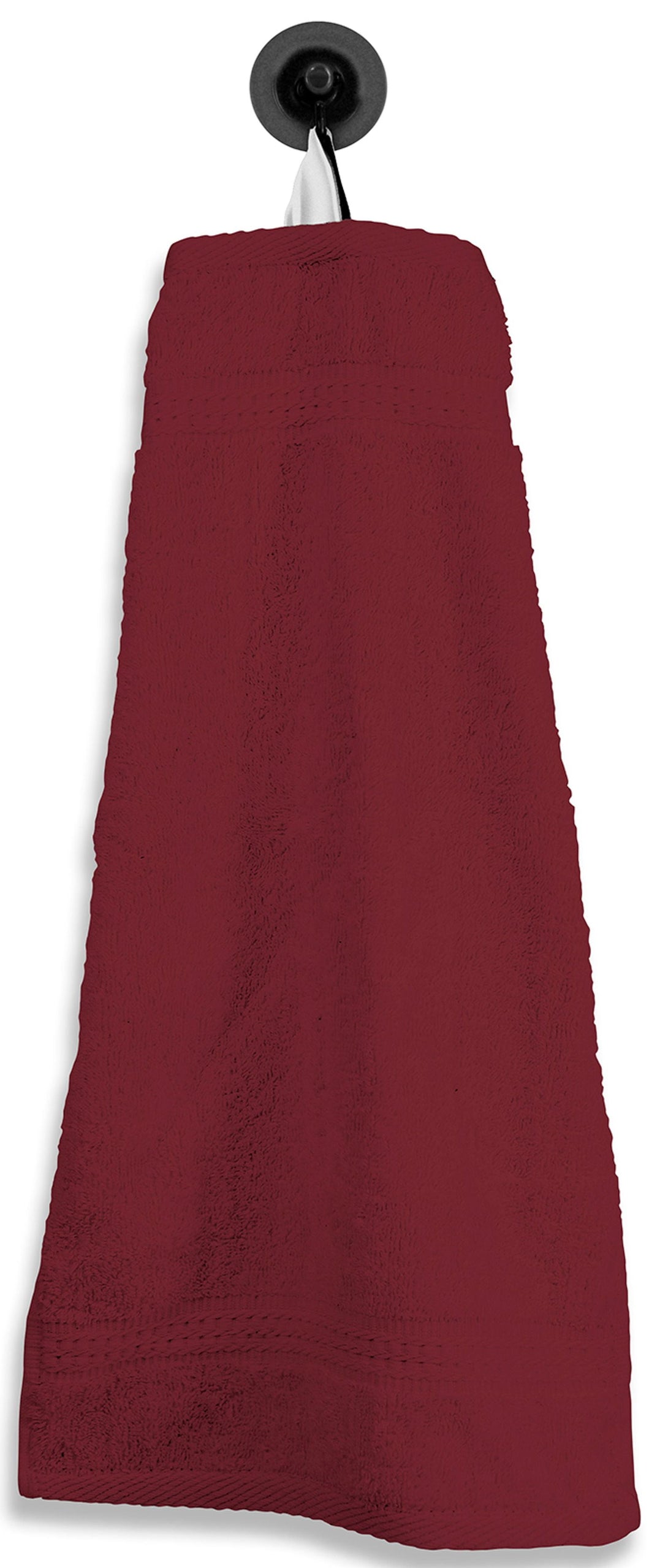 One Home Gästetuch Gästehandtuch bordeaux weinrot 30x50 cm Baumwolle Handtuch Frottee