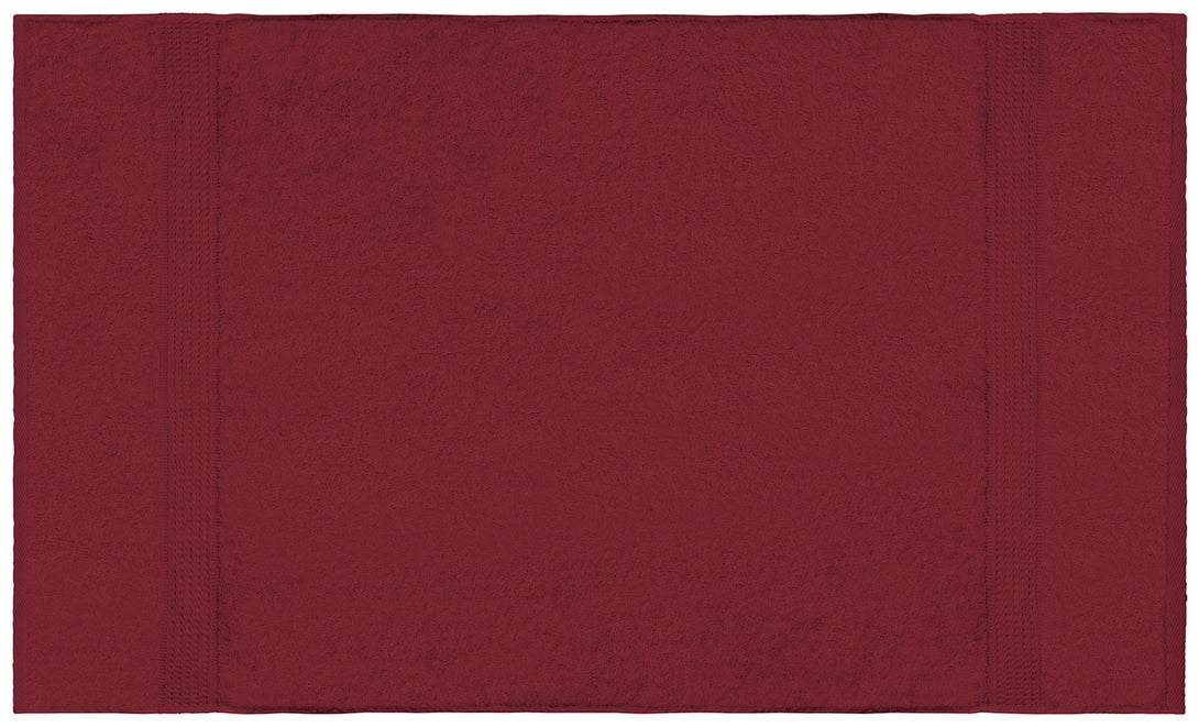 One Home Gästetuch Gästehandtuch bordeaux weinrot 30x50 cm Baumwolle Handtuch Frottee