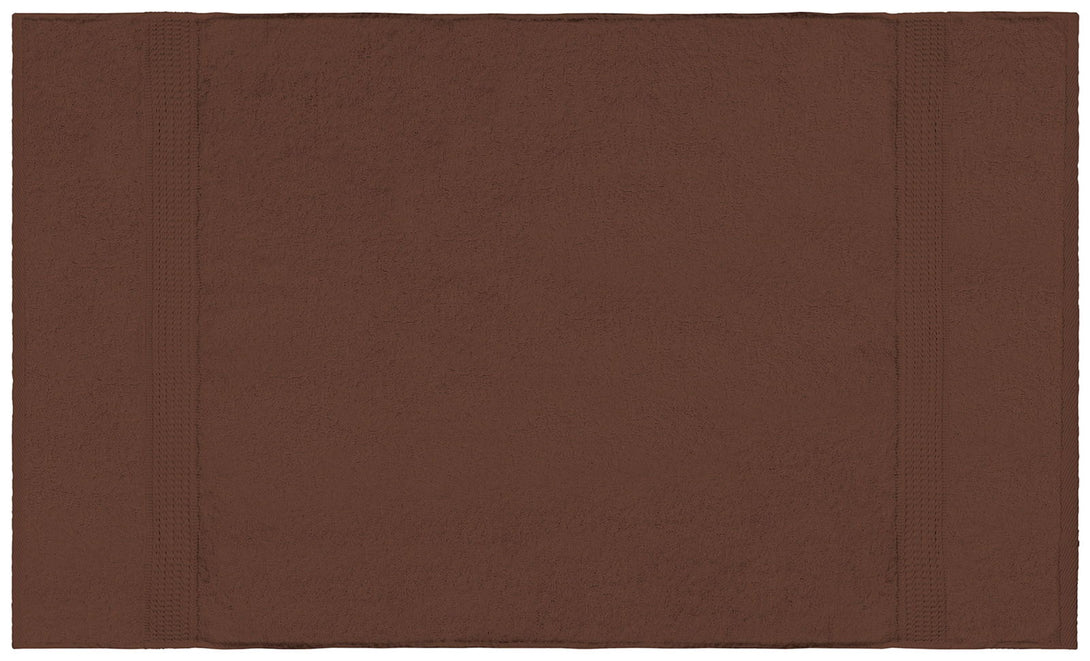One Home Gästetuch Gästehandtuch braun 30x50 cm Baumwolle Handtuch Frottee