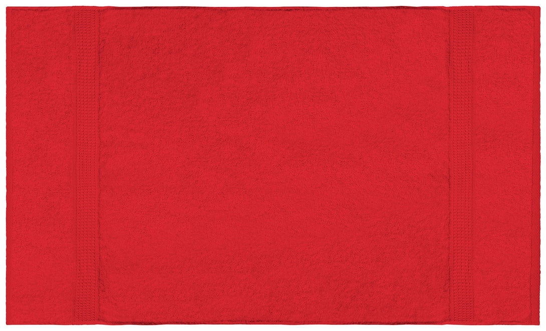 One Home Gästetuch Gästehandtuch rot 30x50 cm Baumwolle Handtuch Frottee