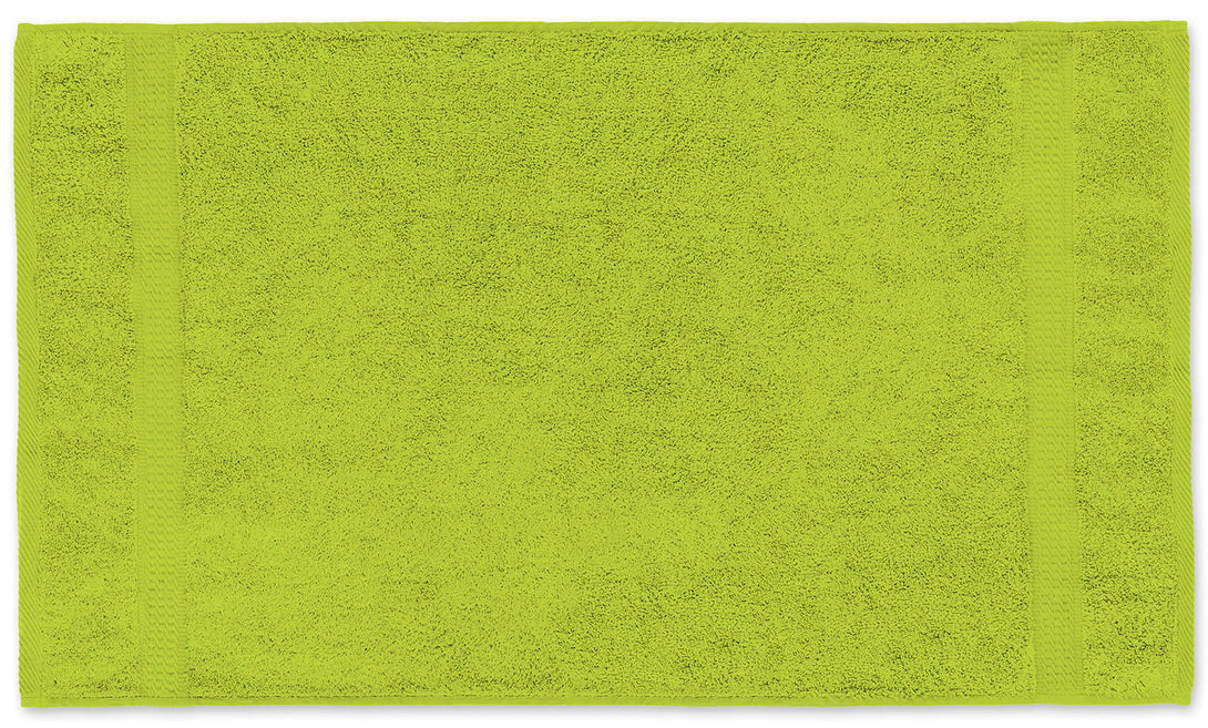 One Home Handtuch grün apfel 50x100 cm Baumwolle schnelltrocknend Frottee Frottiertuch