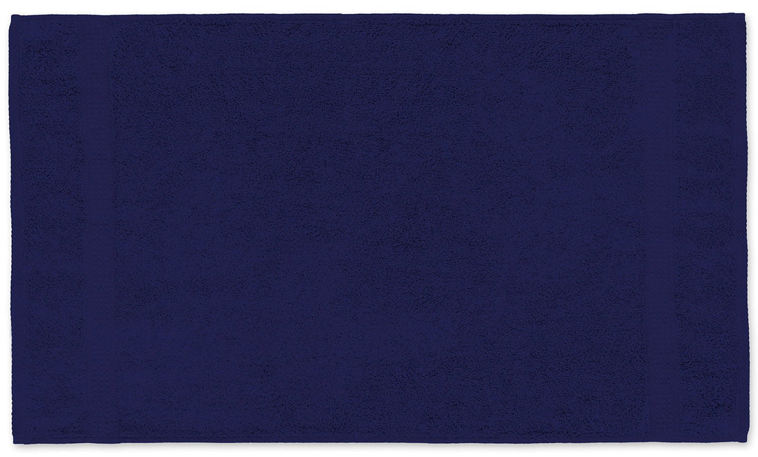 One Home Handtuch navy marine 50x100 cm Baumwolle schnelltrocknend Frottee Frottiertuch