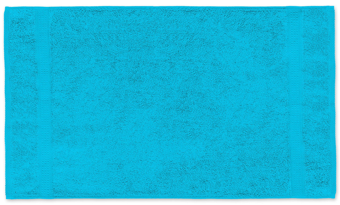 One Home Handtuch türkis 50x100 cm Baumwolle schnelltrocknend Frottee Frottiertuch