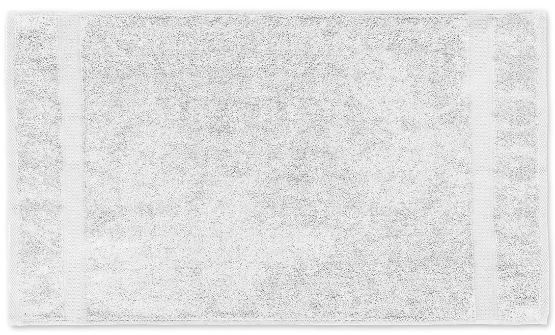 One Home Handtuch weiß 50x100 cm Baumwolle schnelltrocknend Frottee Frottiertuch