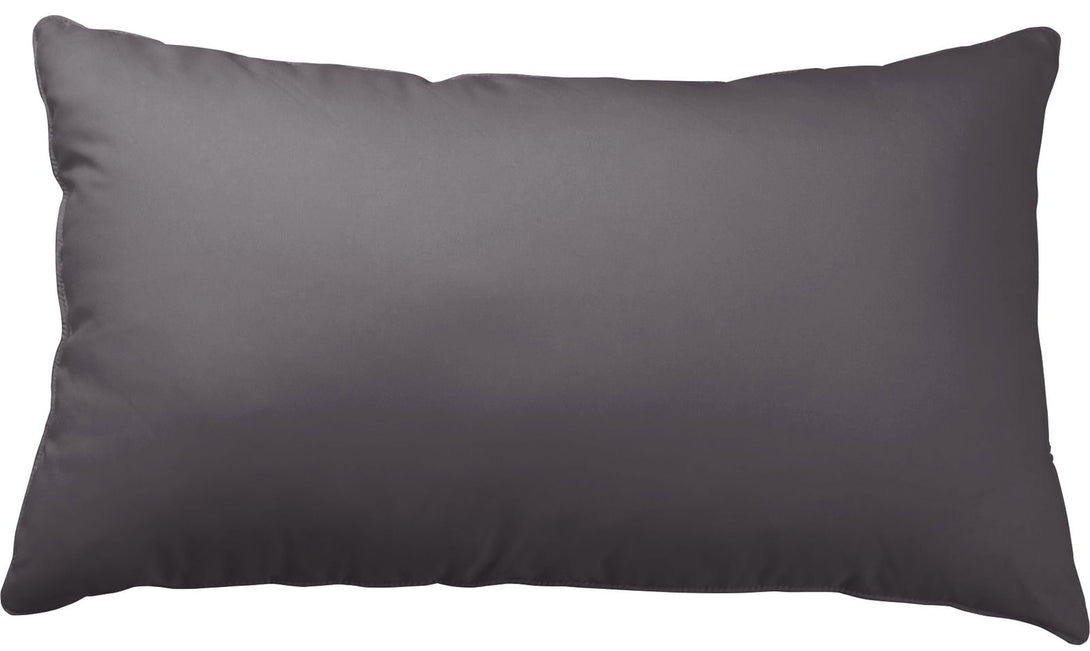 One Home Kissenbezug Kissenhülle 40x80 cm Uni Wende anthrazit grau khaki grün Microfaser
