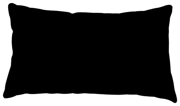 One Home Kissenbezug Kissenhülle 40x80 cm Uni Wende anthrazit grau schwarz Microfaser