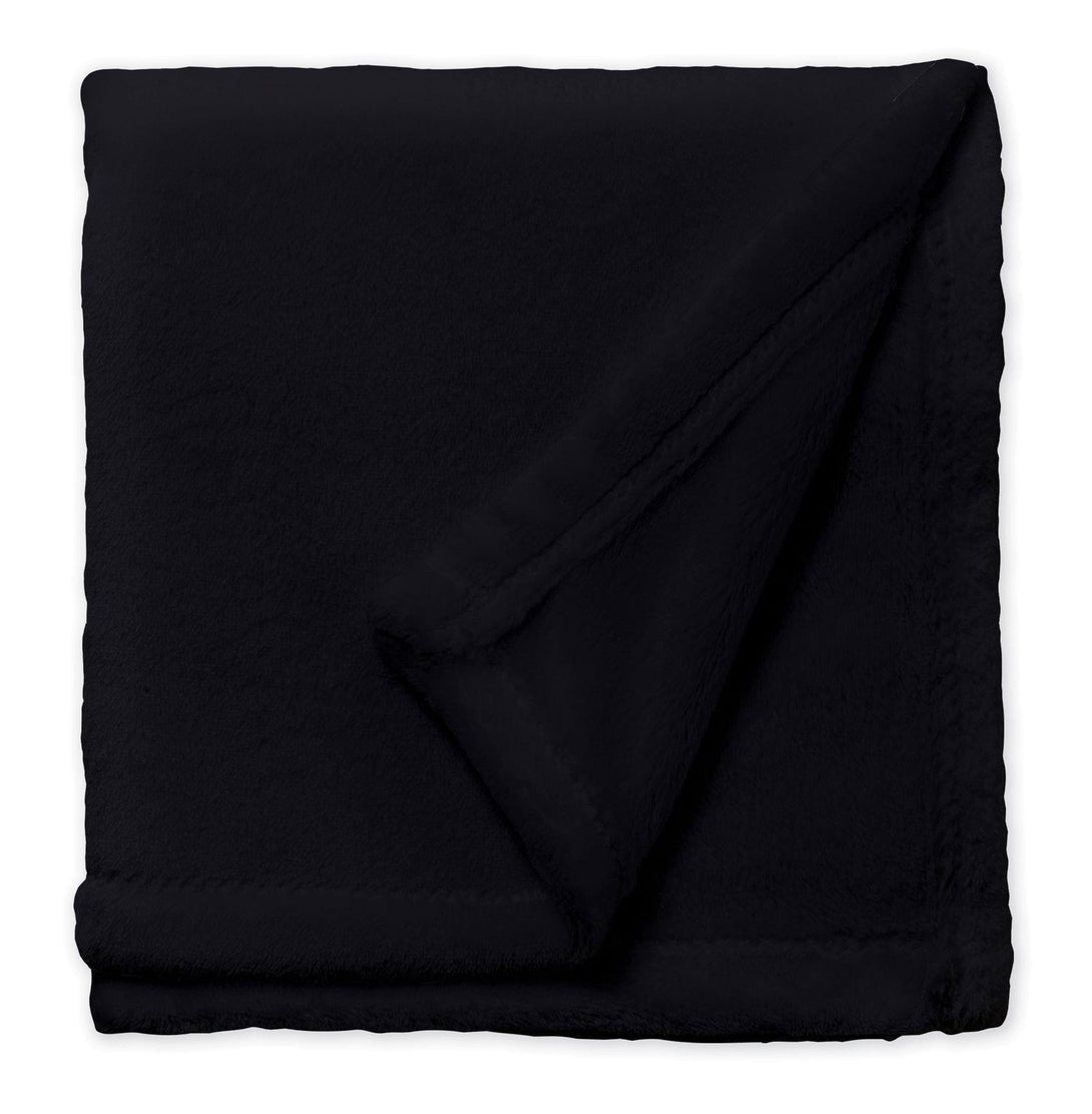 One Home Kuscheldecke Flauschig 150x200 cm schwarz warm kuschelig weich Fleecedecke
