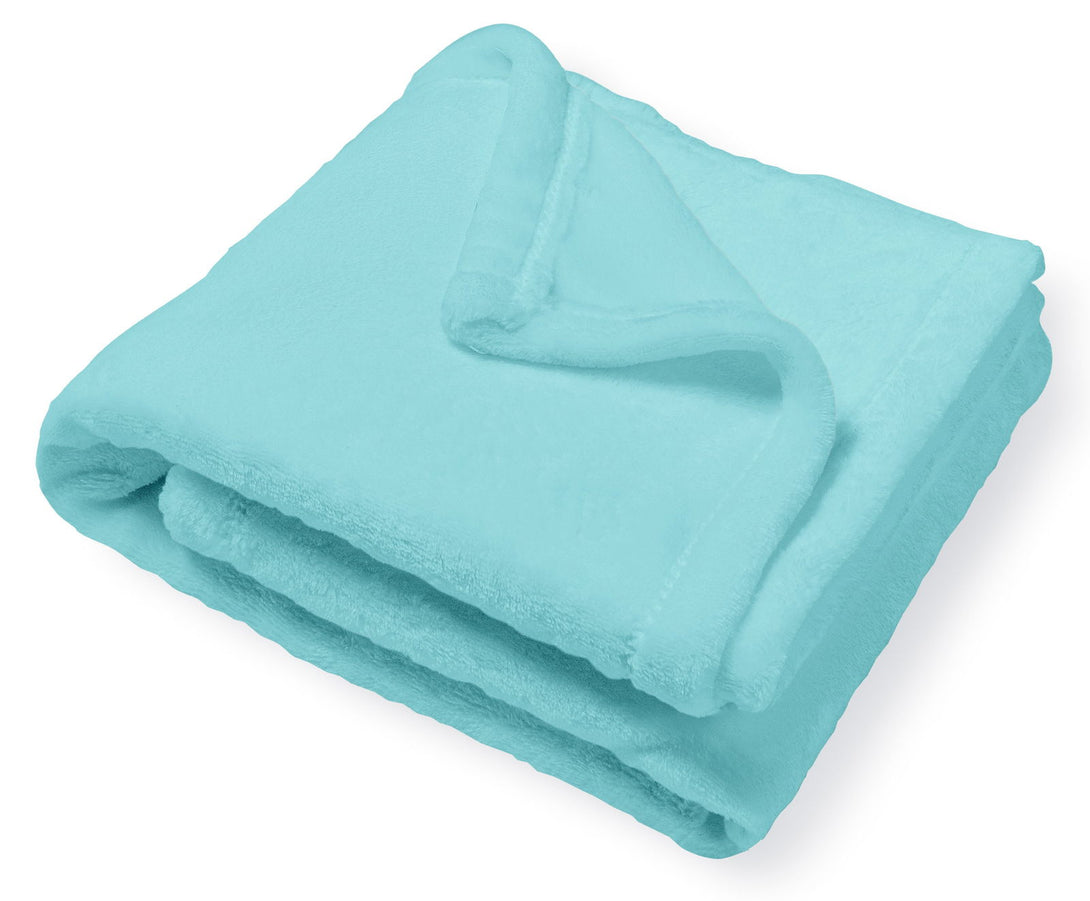 One Home Kuscheldecke Flauschig 150x200 cm türkis warm kuschelig weich Soft Fleecedecke