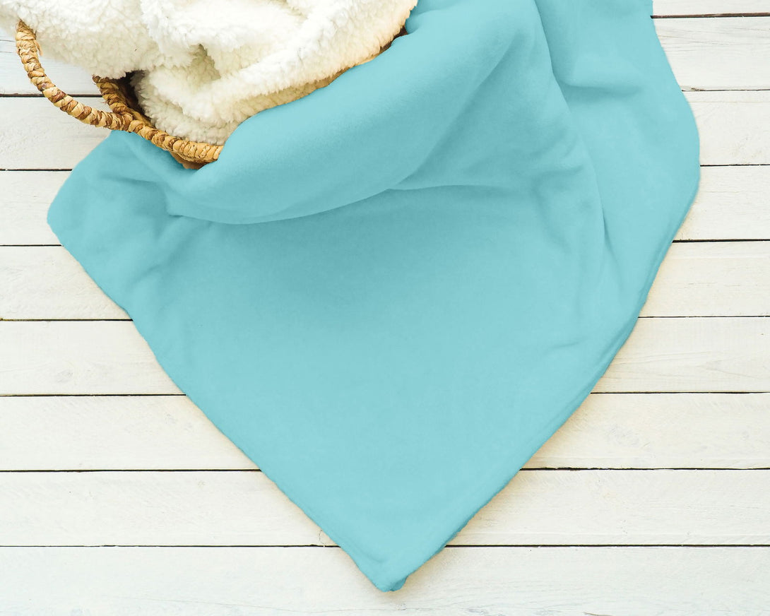 One Home Kuscheldecke Flauschig 150x200 cm türkis warm kuschelig weich Soft Fleecedecke