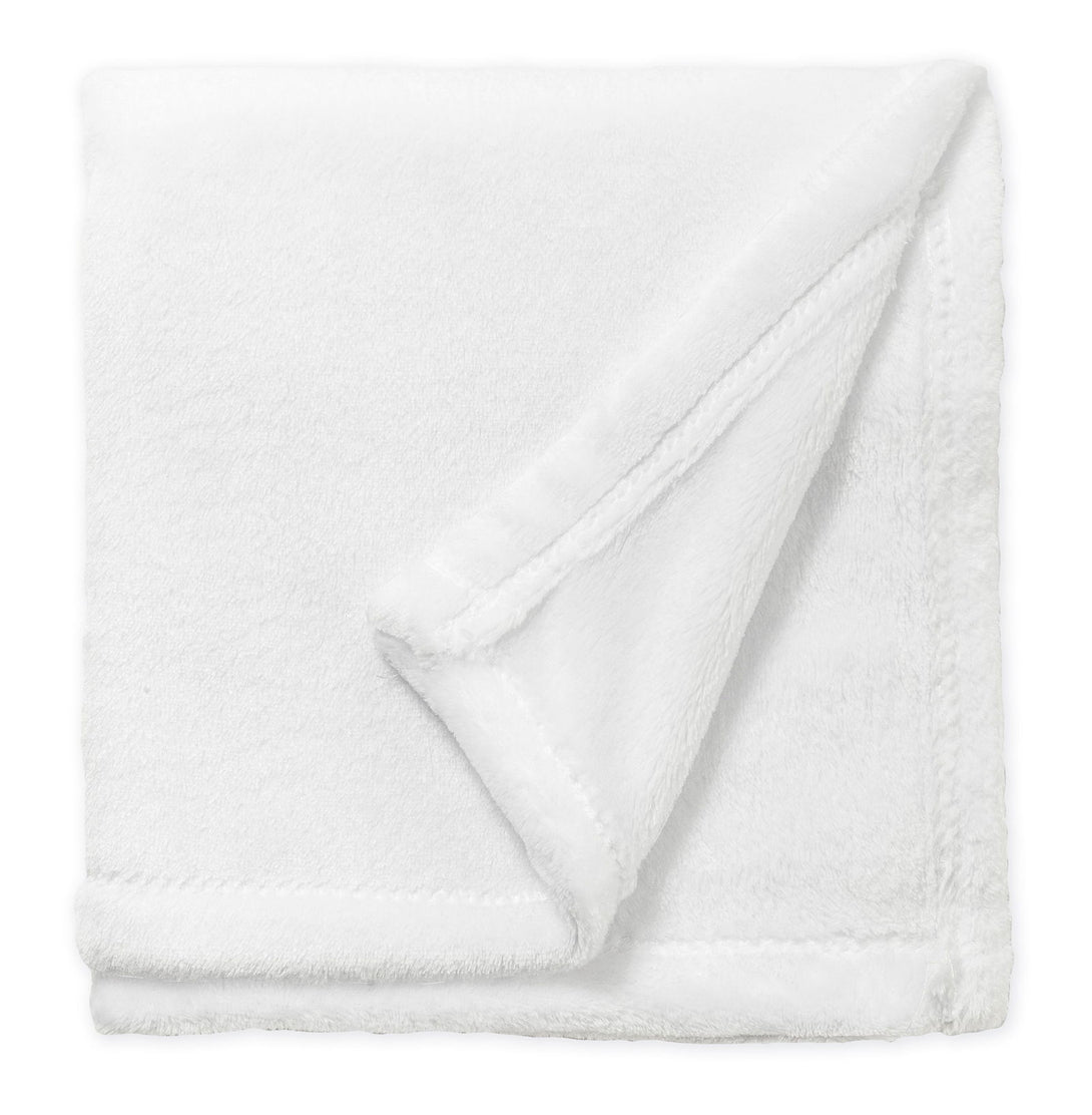 One Home Kuscheldecke Flauschig 150x200 cm weiß warm kuschelig weich Flanell Fleecedecke