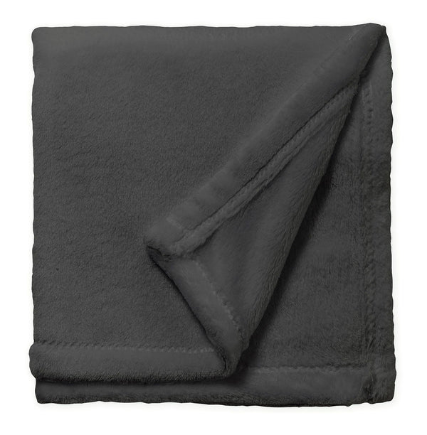 One Home Kuscheldecke Flauschig 220x240 cm anthrazit kuschelig Tagesdecke Fleecedecke