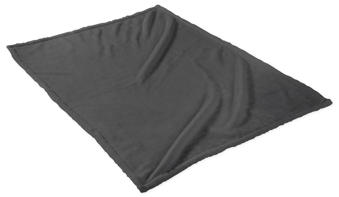 One Home Kuscheldecke Flauschig 220x240 cm anthrazit kuschelig Tagesdecke Fleecedecke