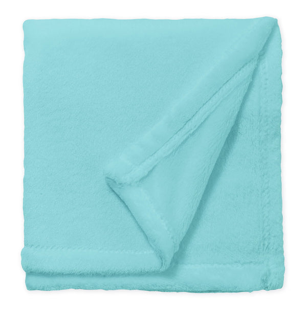 One Home Kuscheldecke Flauschig 220x240 cm türkis blau kuschelig Tagesdecke Fleecedecke