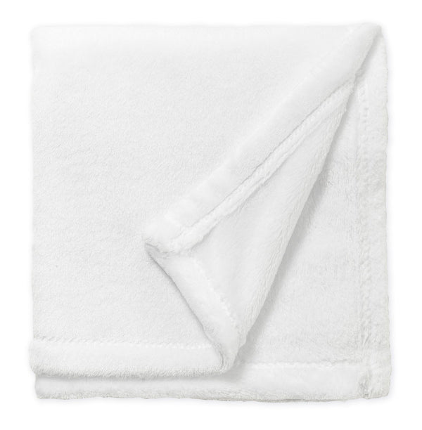 One Home Kuscheldecke Flauschig 220x240 cm weiß warm kuschelig Tagesdecke Fleecedecke