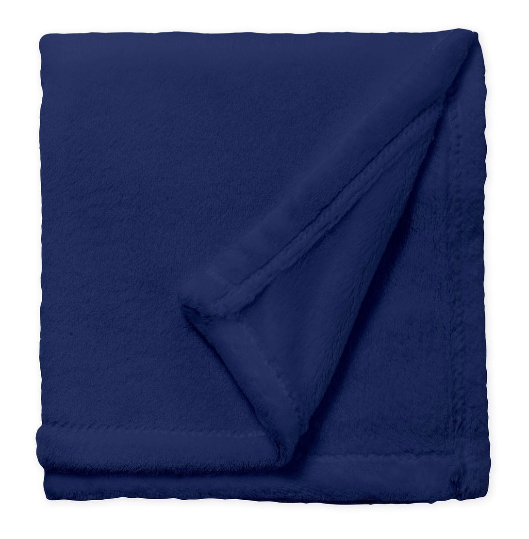 One Home Kuscheldecke Flauschig 230x270 cm dunkel blau kuschelig warm Tagesdecke Fleecedecke