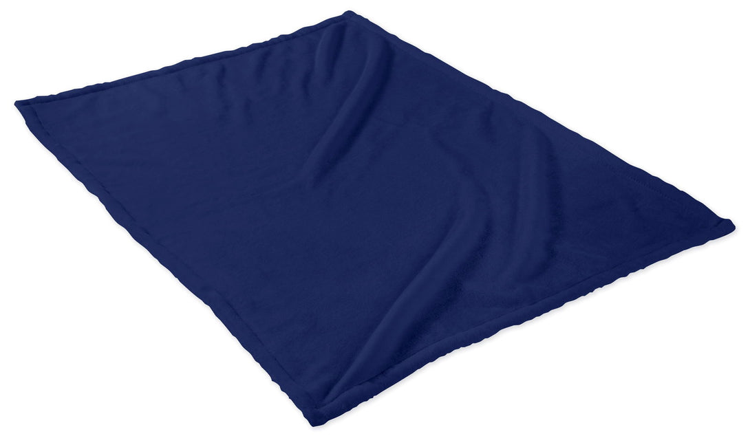 One Home Kuscheldecke Flauschig 230x270 cm dunkel blau kuschelig warm Tagesdecke Fleecedecke