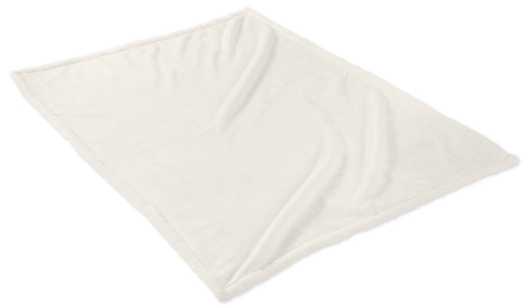One Home Kuscheldecke Flauschig 230x270 cm natur kuschelig Tagesdecke Flanell Fleecedecke