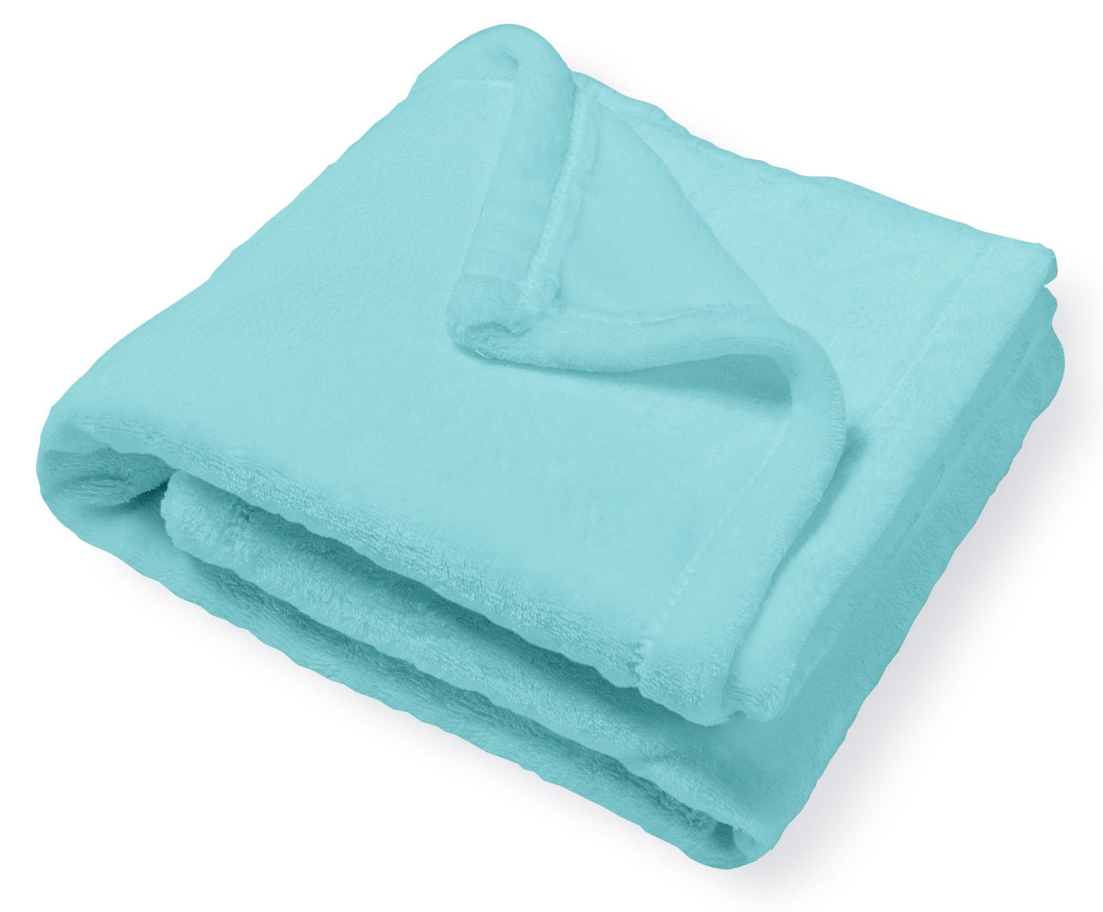 Superflauschdecke Türkis – 150x200 Cm, 320 G/m², Weich & Antistatisch, Oeko-TEX 100, Ganzjährig Nutzbar