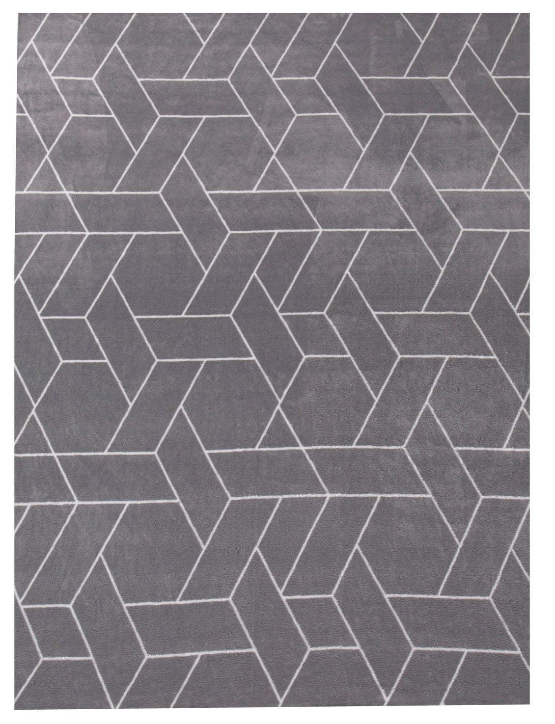 One Home Kuscheldecke Tagesdecke Geometrisch Grau Kuschelig Flauschig Warm Soft Wohndecke