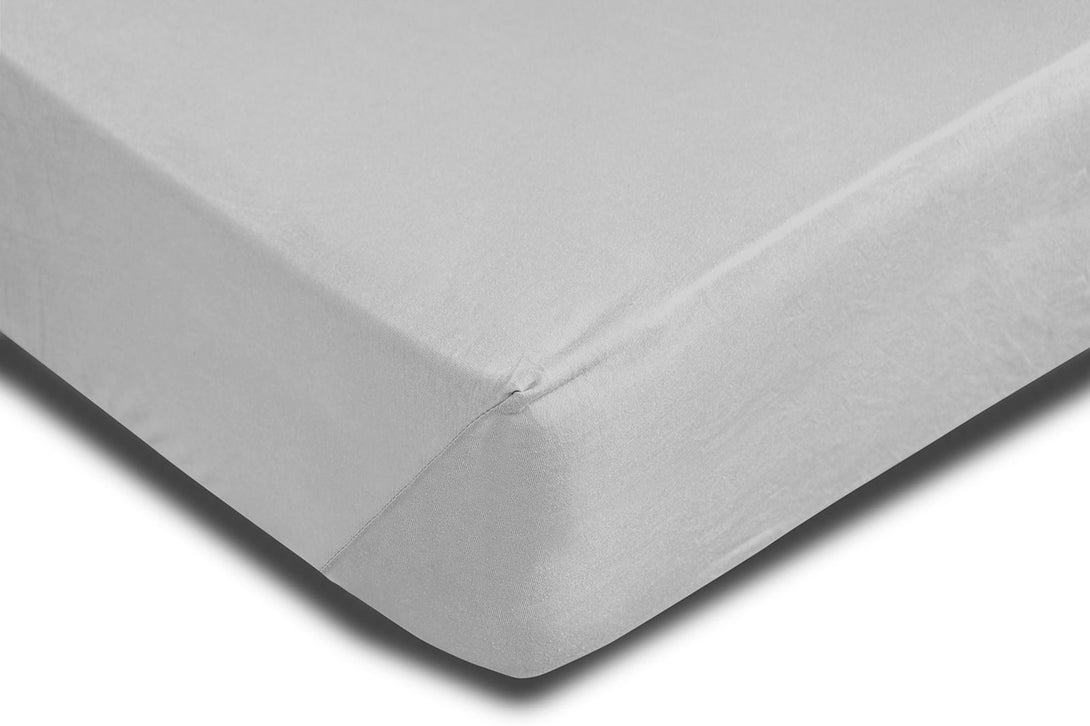 One Home Spannbettlaken 140-160 cm x 200-220 cm silber Elasthan Boxspringbett Wasserbett
