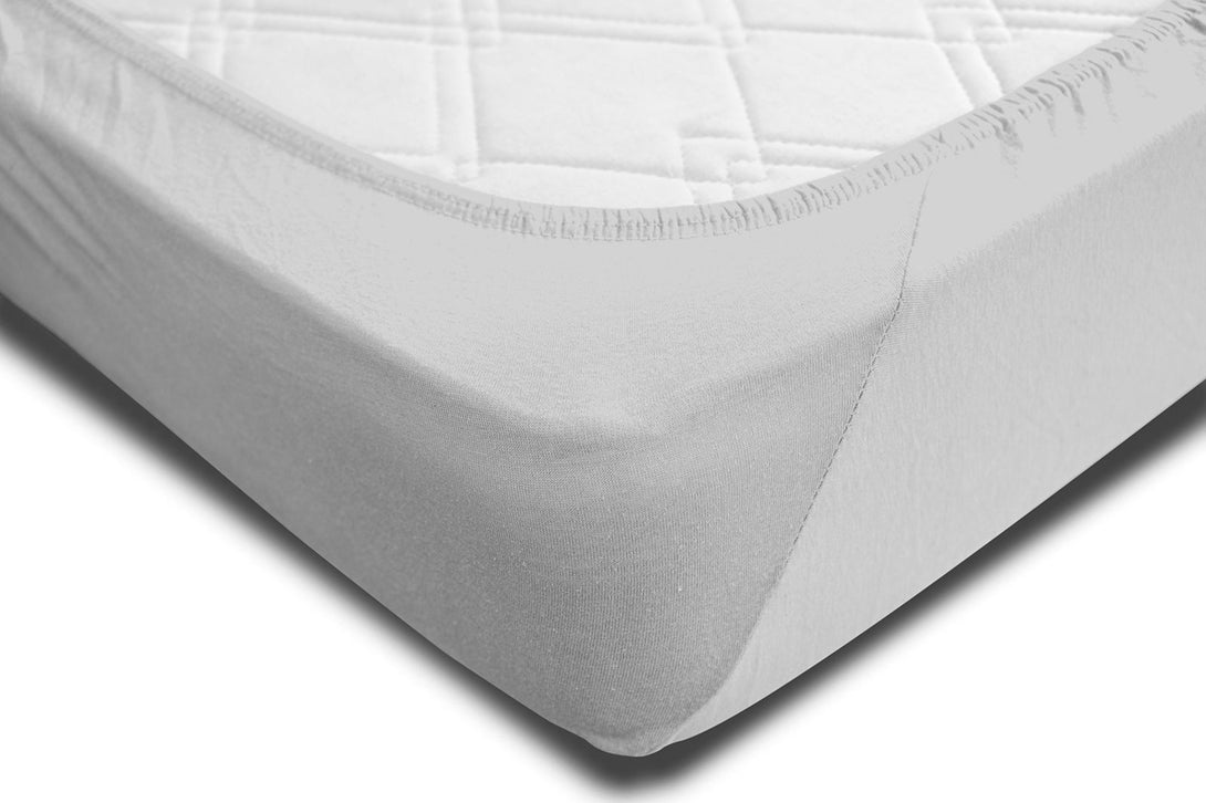 One Home Spannbettlaken 140-160 cm x 200-220 cm silber Elasthan Boxspringbett Wasserbett