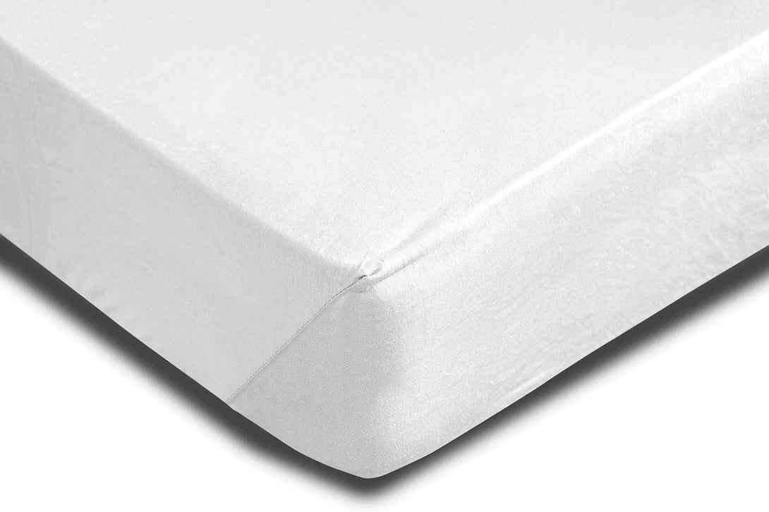 One Home Spannbettlaken 180x200 - 200x220 cm weiß Elasthan Boxspringbett Wasserbett