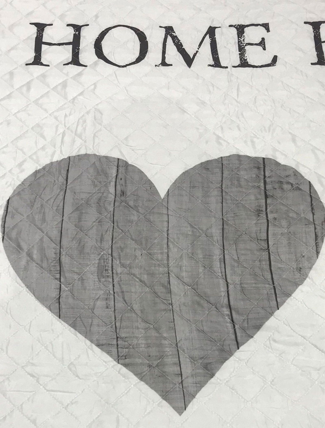 One Home Tagesdecke Bettüberwurf Home Good Night grau weiß gesteppt Wohndecke Steppdecke
