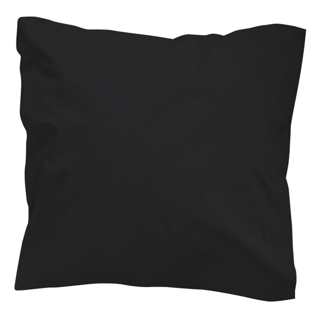 One Home Uni Bettwäsche 155x220 cm schwarz Einfarbig Mikrofaser Garnitur