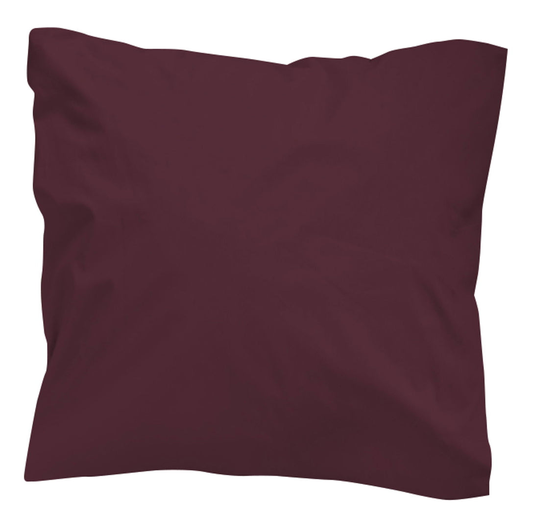 One Home Uni Bettwäsche 200x200 cm bordeaux Einfarbig Mikrofaser Garnitur
