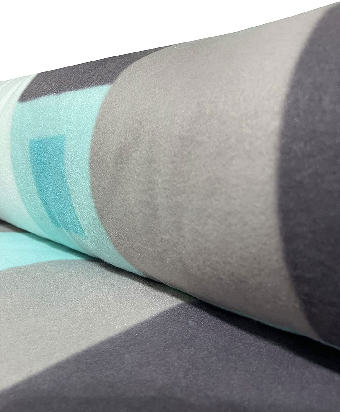 One Home Winter Bettwäsche 240x220 cm Kariert türkis grau Flausch Thermofleece Doppelbett